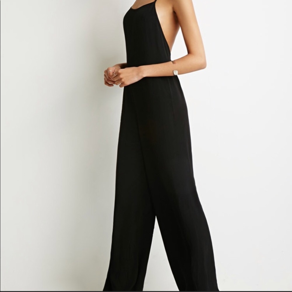 Black backless Jumpsuit